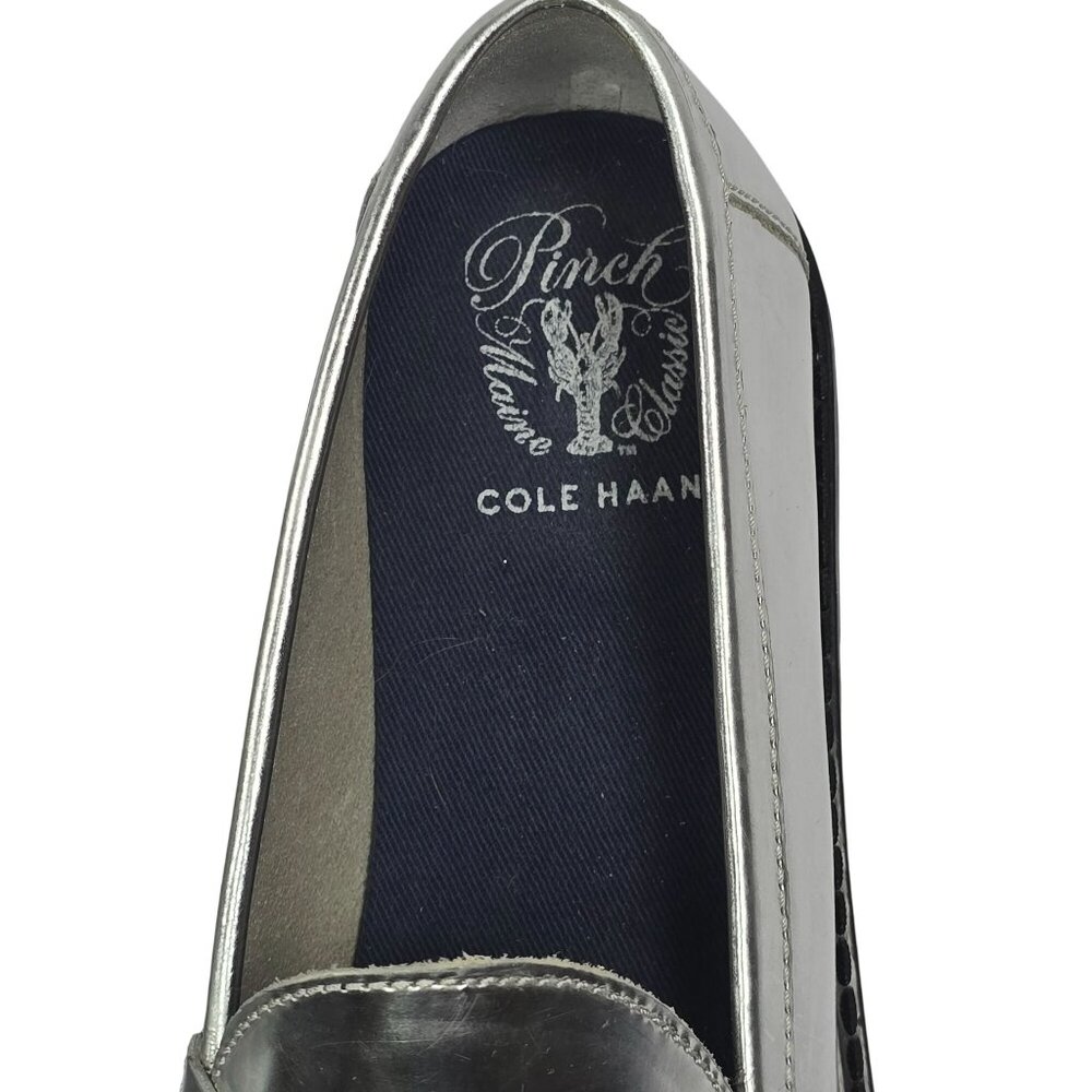 Cole Haan Women's Patent Leather Pinch Penny Loafer Sz 7B - Picture 7 of 10